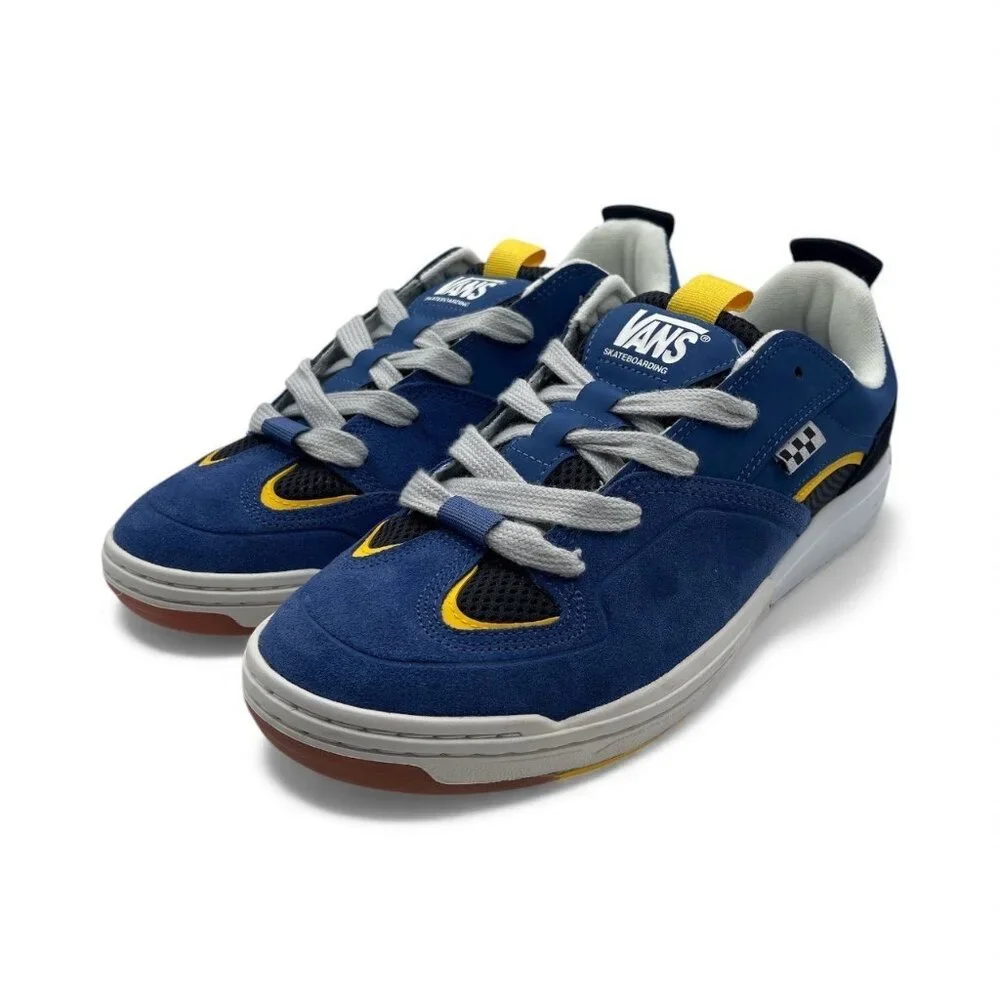 Vans Skate Mixxa Suede Mesh Navy Grey Blue White Men's Size 11.5 - BRAND NEW - Picture 4 of 7